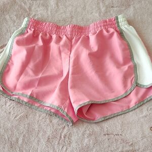 Danskin Pink and White Athletic Shorts